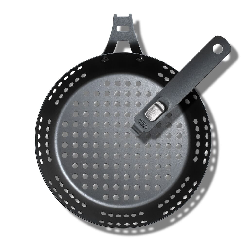Outdoor 10" Perforated Carbon Steel Pan S0