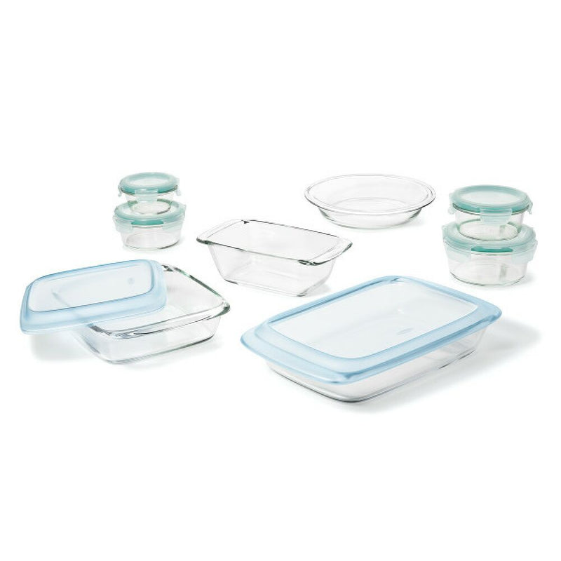 14-Piece Glass Bake, Serve & Store Set I6