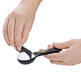 7 Piece Plastic Measuring Spoons - Black R3