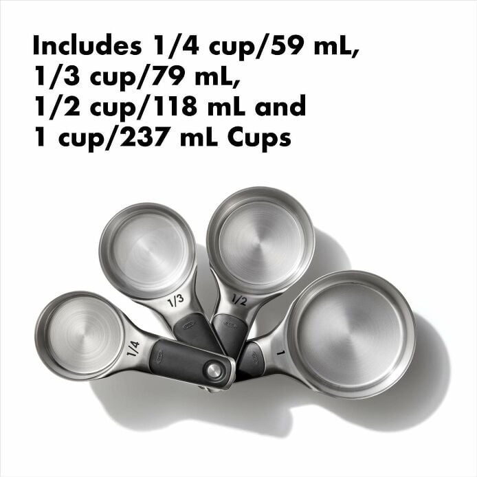 Stainless Steel Measuring Cups and Spoons Set F9