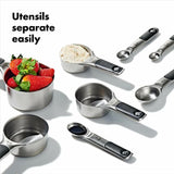 Stainless Steel Measuring Cups and Spoons Set F9