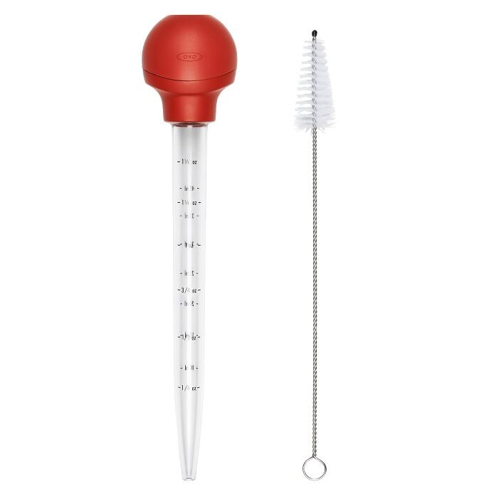 Baster with Cleaning Brush X4