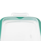 Smart Seal 8 Cup Glass Rectangle Container - Teal E8