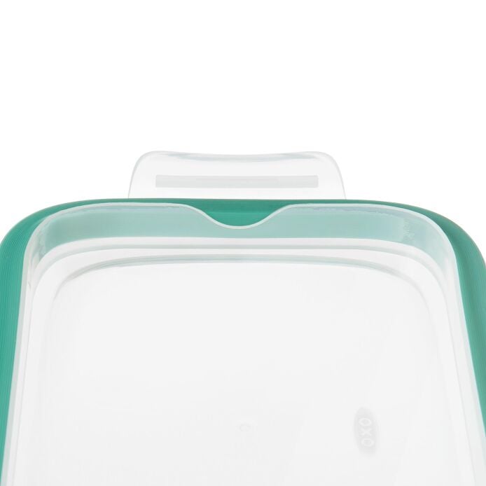 Smart Seal 8 Cup Glass Rectangle Container - Teal E8