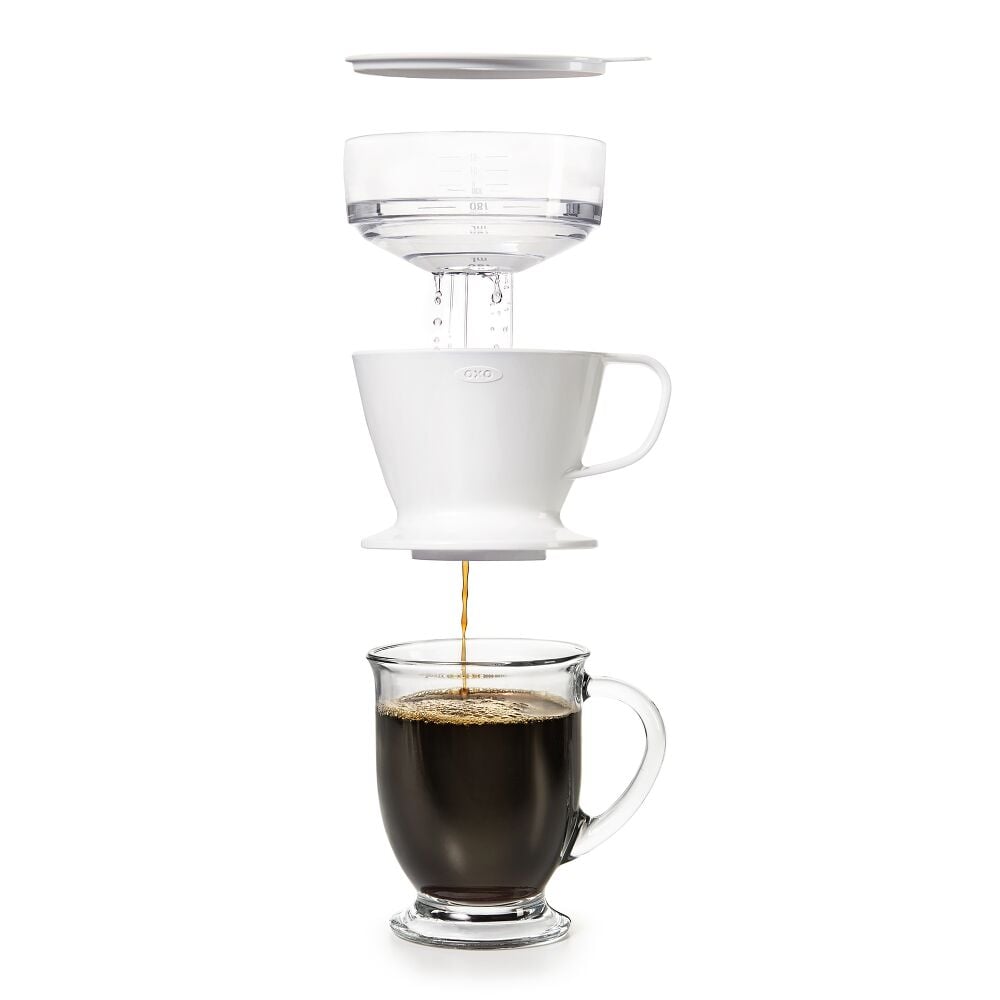 Pour-Over Coffee Maker with Water Tank X8