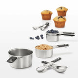 Stainless Steel Measuring Cups and Spoons Set F9