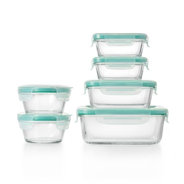 OXO Good Grips 12 Piece Smart Seal Glass Container Set Z1