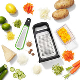 Etched Box Grater With Removable Zester O7