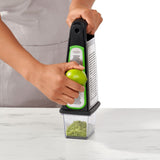 Etched Box Grater With Removable Zester O7
