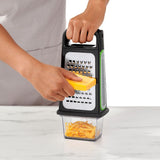 Etched Box Grater With Removable Zester O7