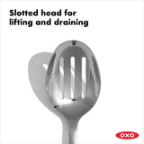 Stainless Steel Slotted Spoon D7