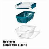 Prep & Go Container with Colander X9