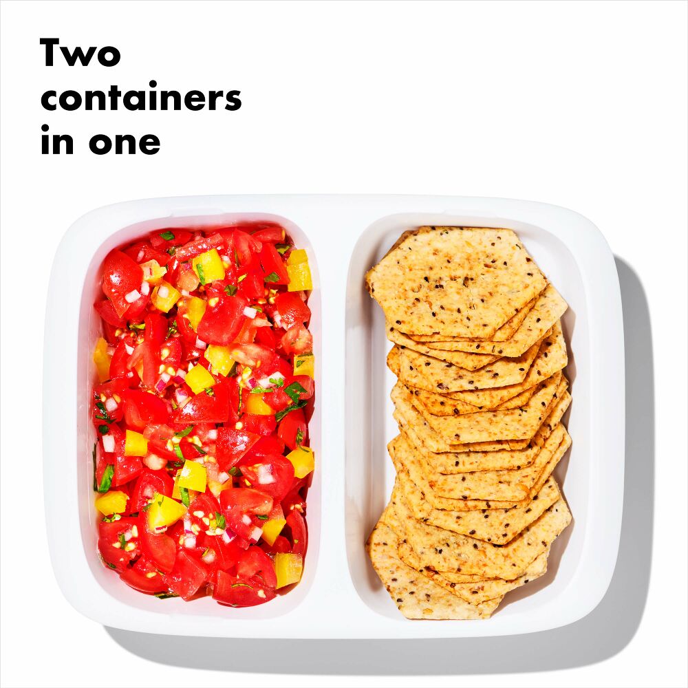 Prep & Go 2-Cup Divided Container I8