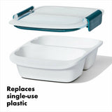 Prep & Go 2-Cup Divided Container T0