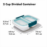 Prep & Go 2-Cup Divided Container I8