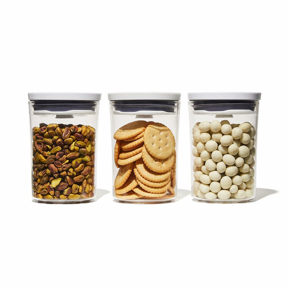 POP Round Canister 3-Piece Mini Bath Set (0.6 Qt) O5