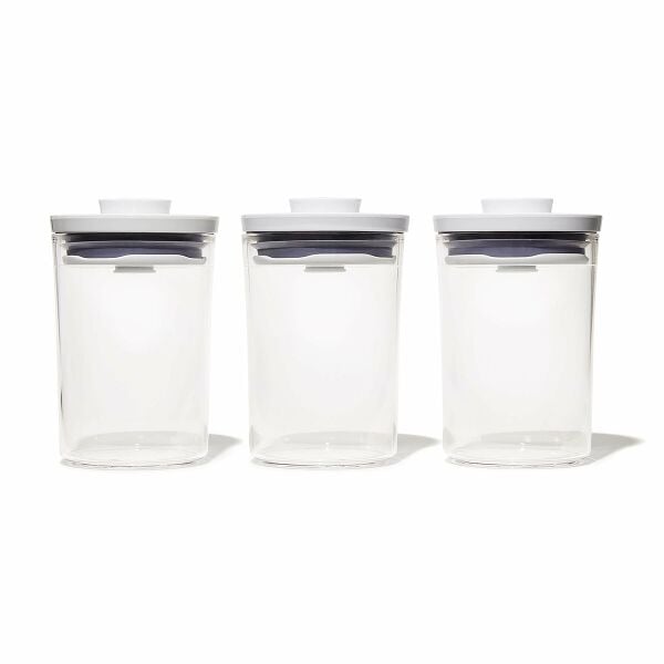 POP Round Canister 3-Piece Mini Bath Set (0.6 Qt) O5