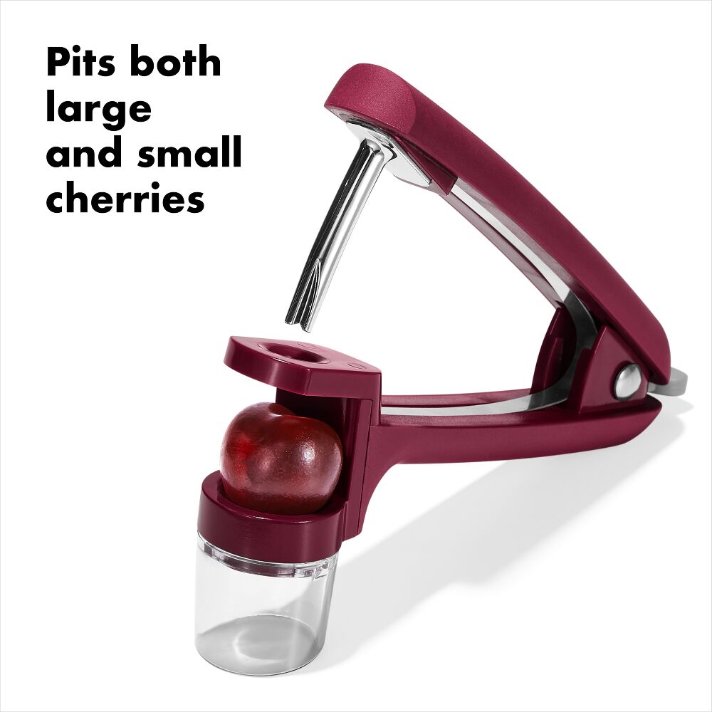 OXO Good Grips Cherry & Olive Pitter - Beet P1
