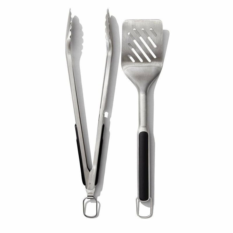 OXO Good Grips Grilling Turner and Tongs Set O4