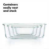 16 Piece Glass Smart Seal Everyday Container Set Y9