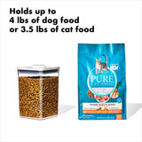 OXO Good Grips Pet POP Container – 4.4 Qt/4.2 L with Scoop X4