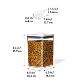 OXO Good Grips Pet POP Container – 4.4 Qt/4.2 L with Scoop X4