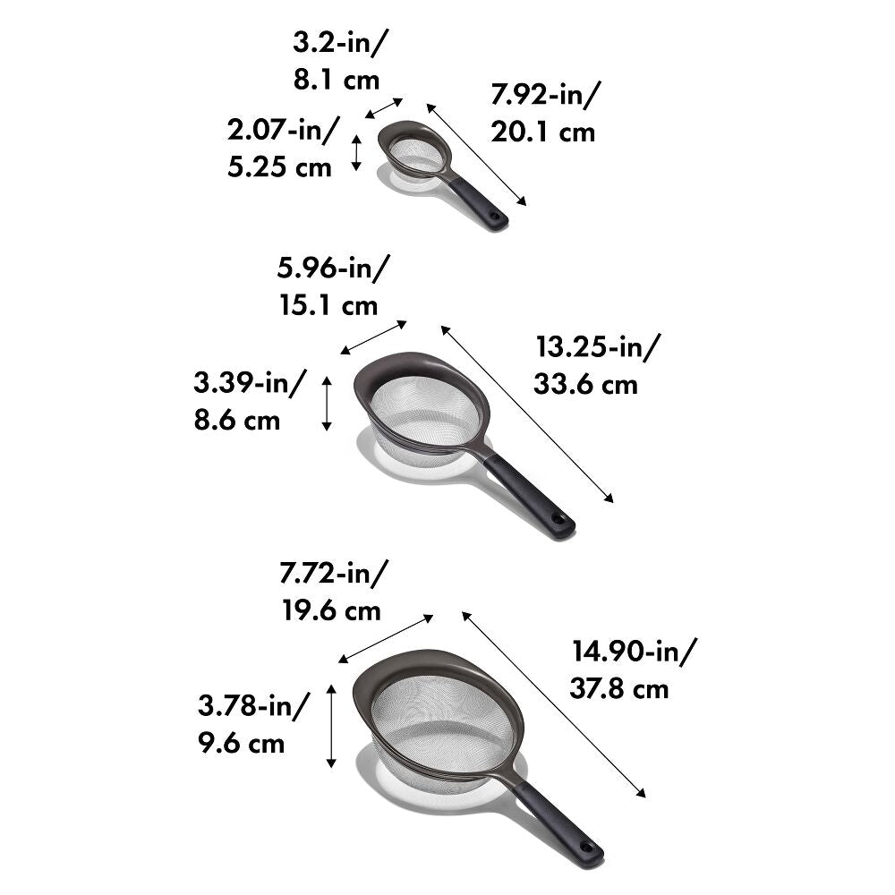 OXO Good Grips 3 Piece Strainer Set Y3