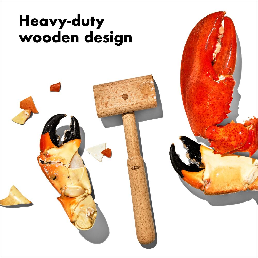 Wooden Seafood Mallet N1