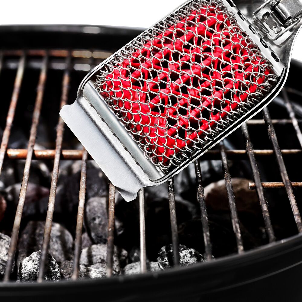 Coiled Grill Brush With Replaceable Head G3