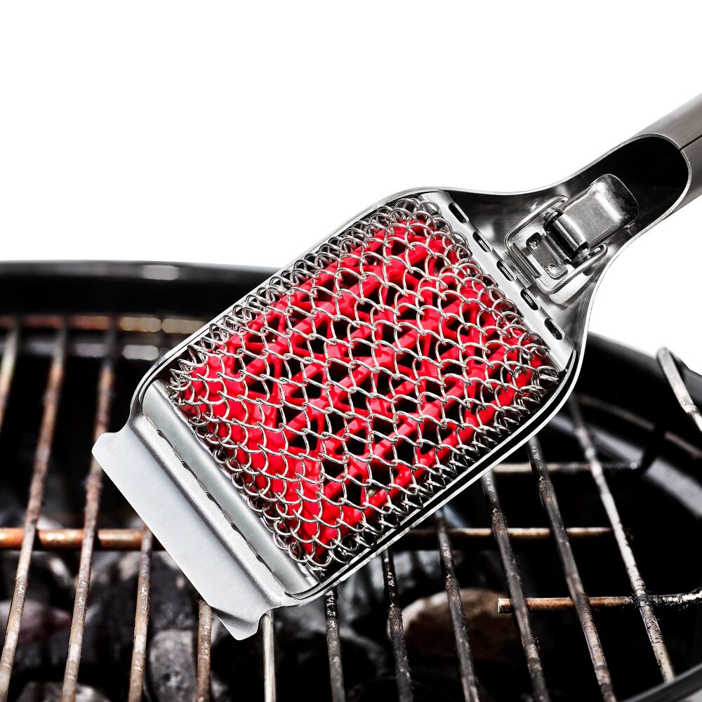 Coiled Grill Brush With Replaceable Head G3