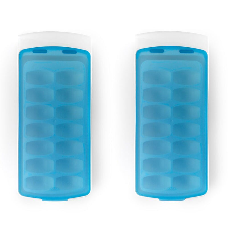 No-Spill Ice Cube Tray - 2 Pack W3