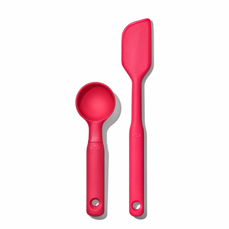 Silicone Cookie Scoop & Small Spatula Set W6