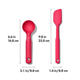 Silicone Cookie Scoop & Small Spatula Set W6