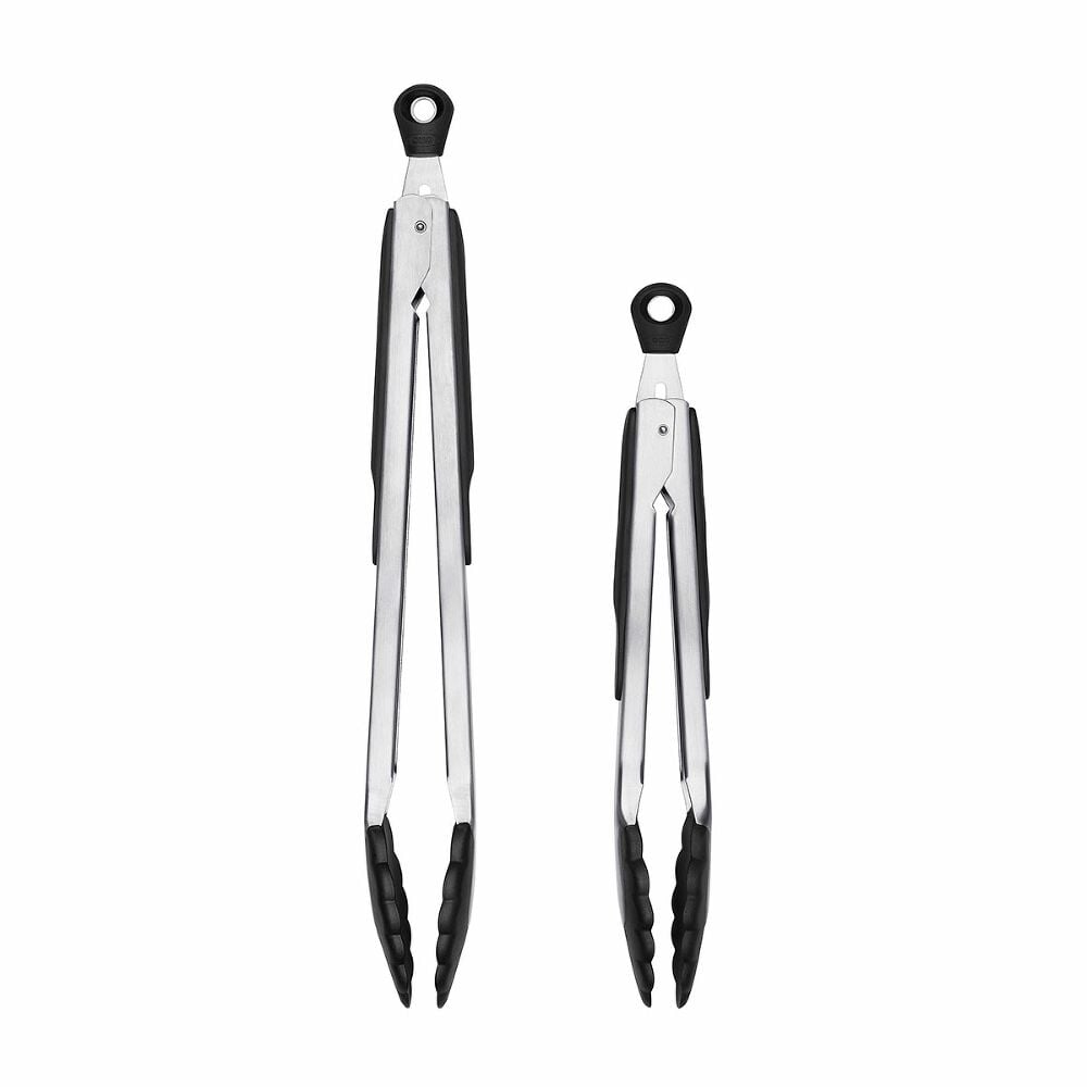 2-Piece Tongs with Nylon Heads Set W5
