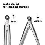 2-Piece Tongs with Nylon Heads Set W5