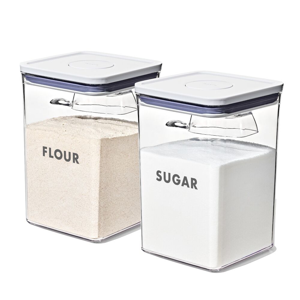 8-Piece Prelabeled Baking POP Container Set Y4