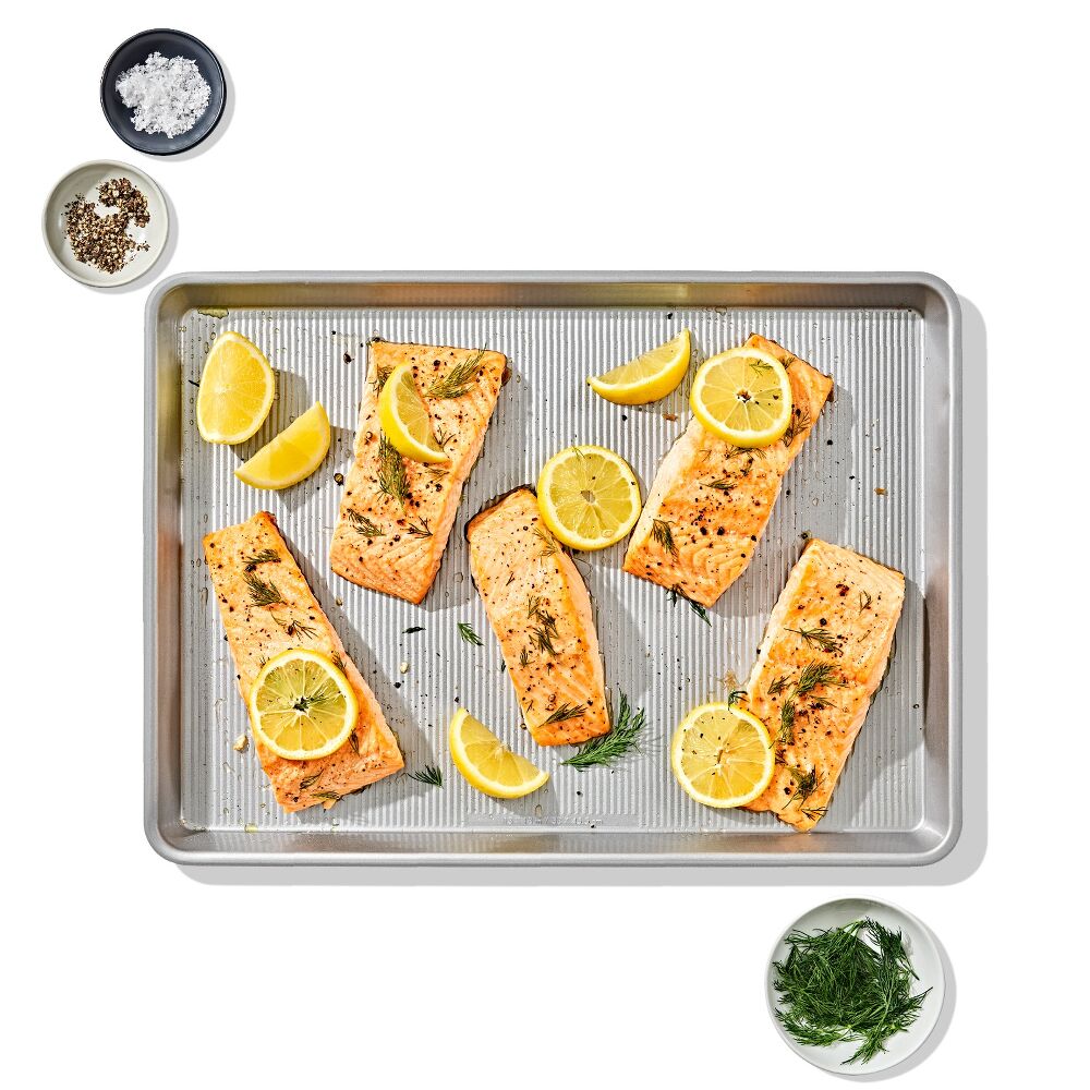 Non-Stick Pro Clear Coated Half Sheet Pan X0