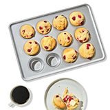 Nonstick Pro Clear Coated 12 Cup Muffin Pan H8