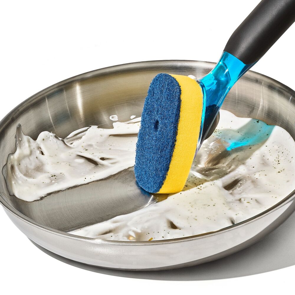 Soap Dispensing Dish Scrub U1