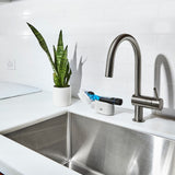 Soap Dispensing Dish Brush Storage Set Q1