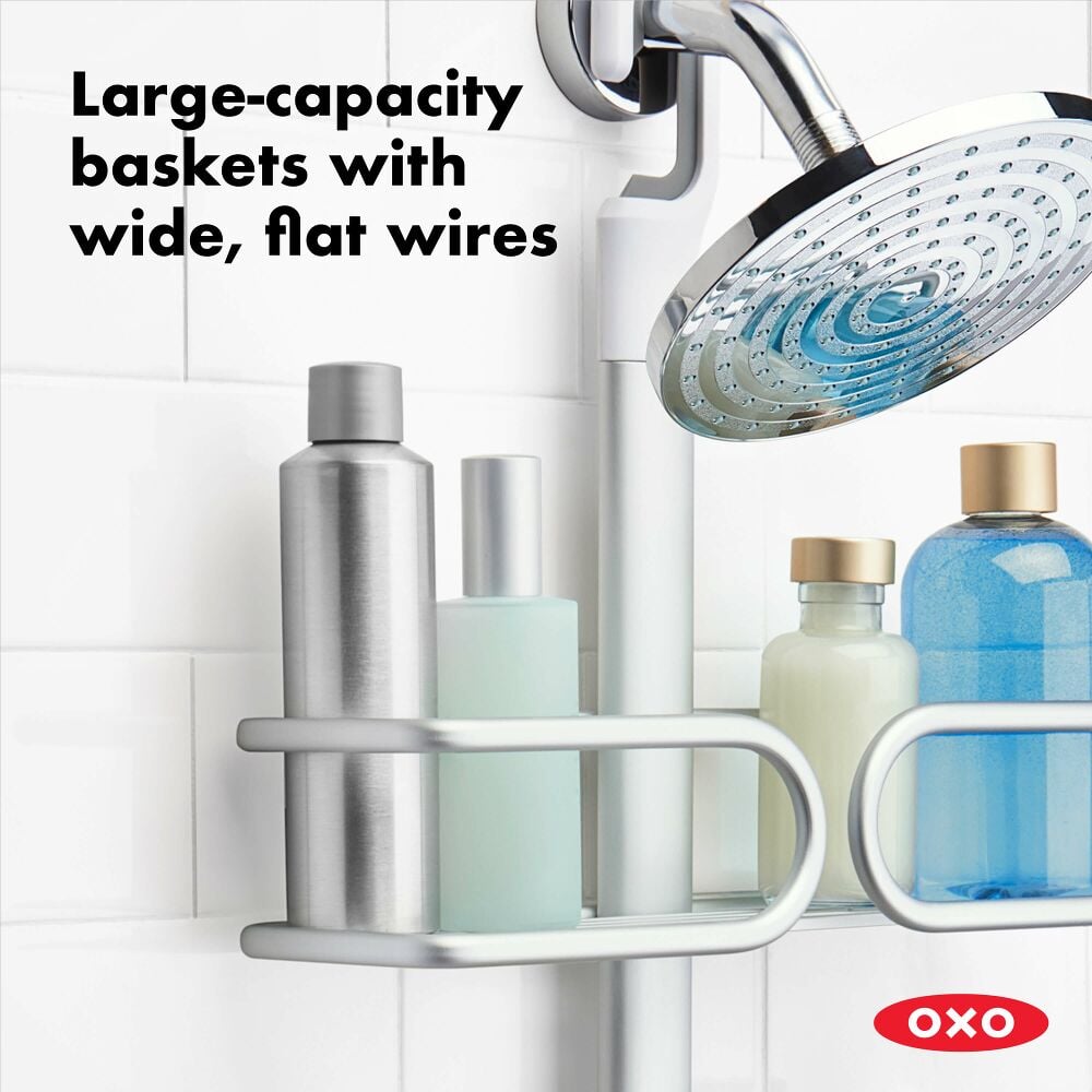 Aluminum 3-Tier Shower Caddy K2