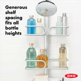 Aluminum 3-Tier Shower Caddy K2