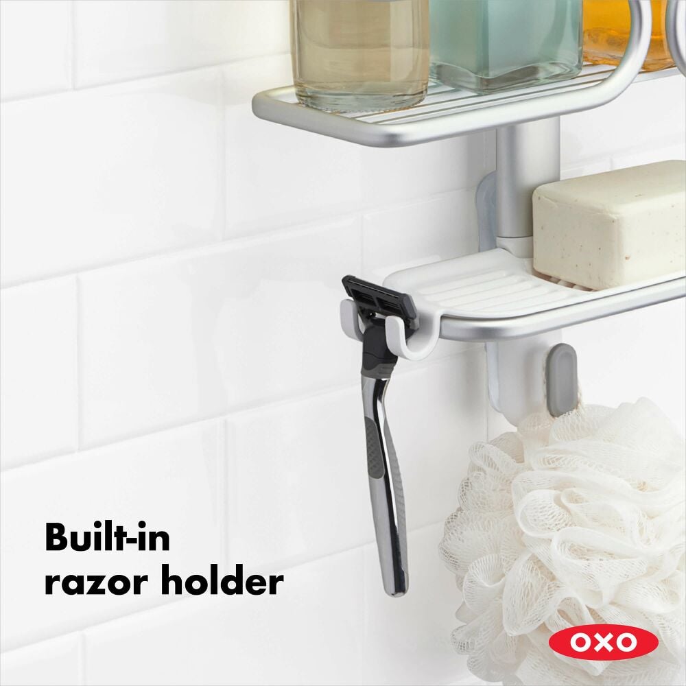 Aluminum 3-Tier Shower Caddy K2