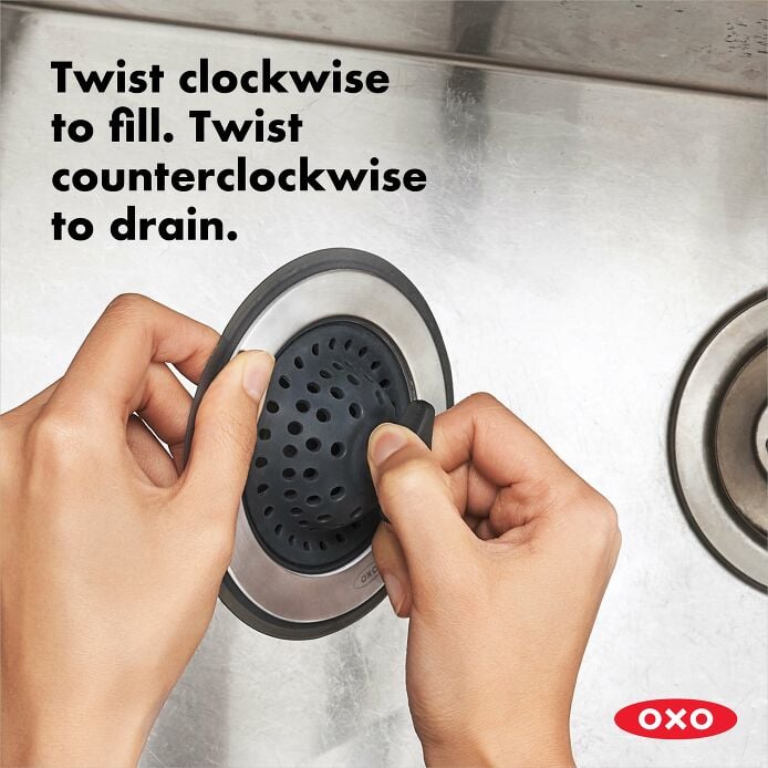 2-in-1 Silicone Sink Strainer with Stopper W4