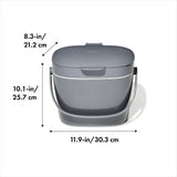 Easy-Clean Compost Bin - 1.75 Gal H5