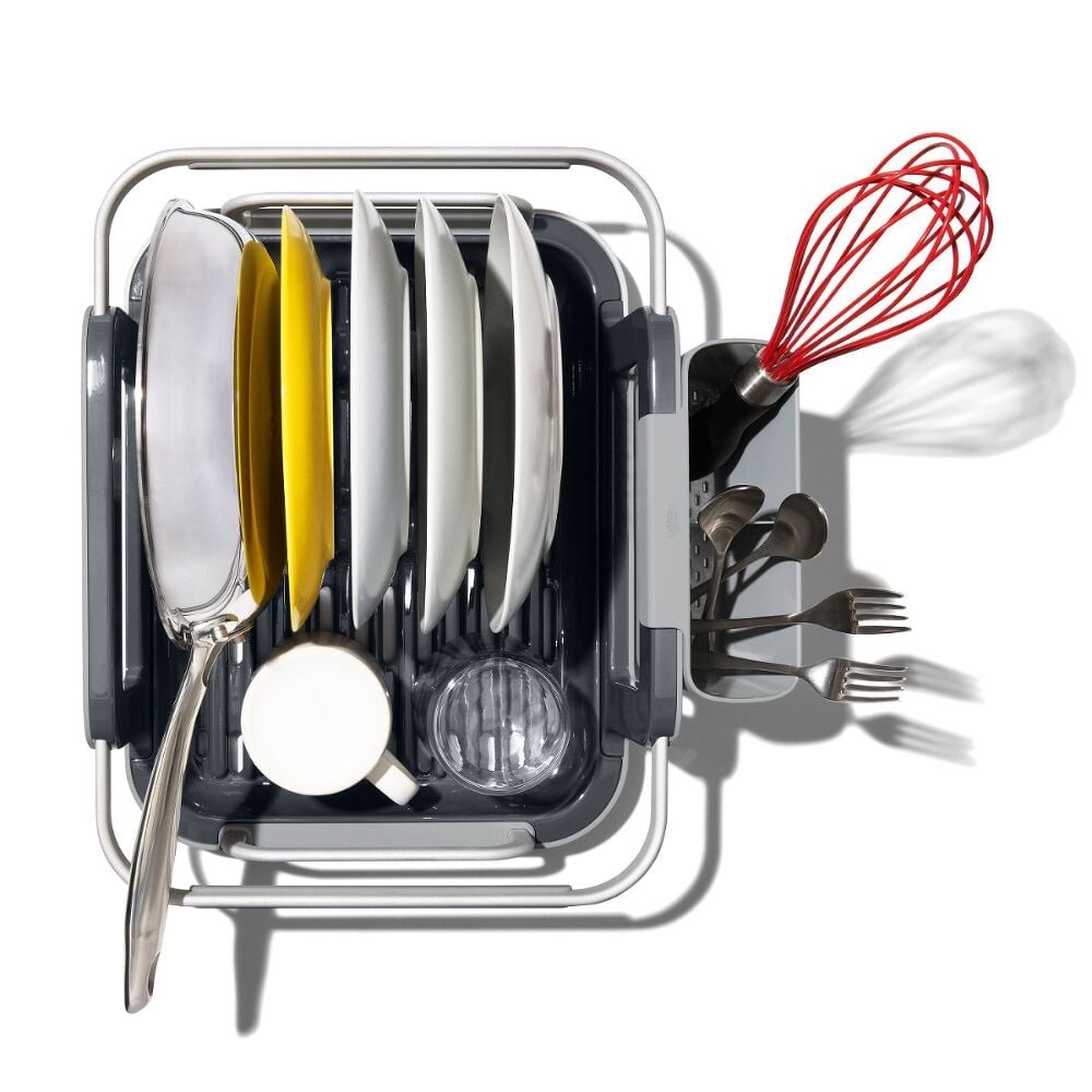 Over-the-sink Aluminum Dish Rack N6
