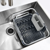 Over-the-sink Aluminum Dish Rack N6