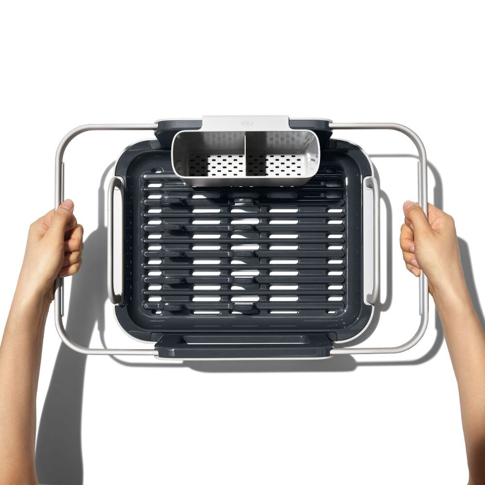 Over-the-sink Aluminum Dish Rack N6
