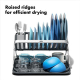 OXO Good Grips Aluminum Fold Flat Dish Rack W9