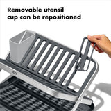 OXO Good Grips Aluminum Fold Flat Dish Rack W9
